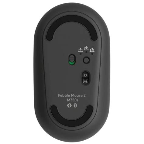 LOGI Pebble Mouse 2 M350s - TONAL GRAPHITE - BT